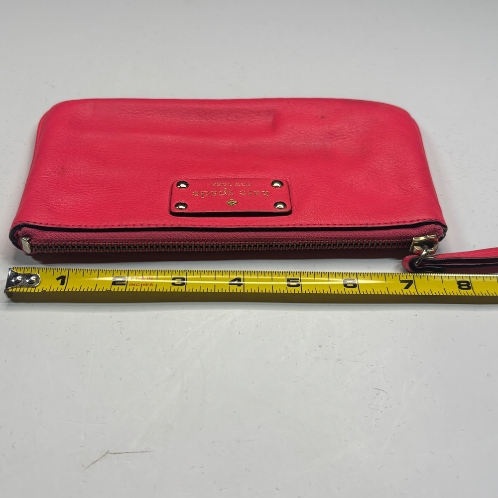Kate Spade New York Pink Wallet Wristlet Pink Spring Summer Minimalist - Picture 14 of 14